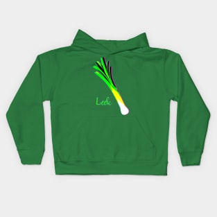 Veggies Identity Leek Kids Hoodie